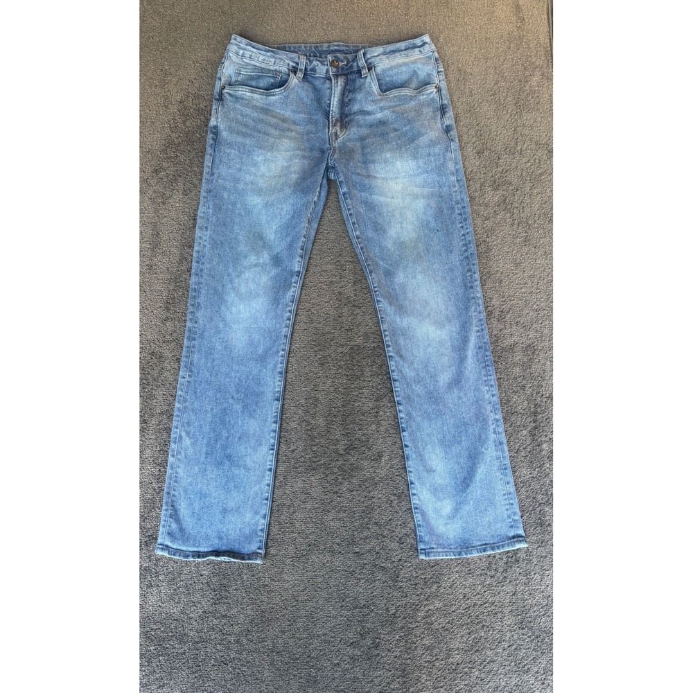 Buffalo Authentic Straight Leg‎ Jeans Light Wash Mens Size 34 x32